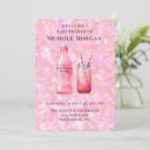 She’s Ready To Pop Girl Baby Shower 招待状 (スタンド正面)