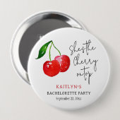 She’s the Cherry on Top Bachelorette Party Favor 缶バッジ (正面&裏面)