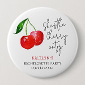 She’s the Cherry on Top Bachelorette Party Favor 缶バッジ (正面)