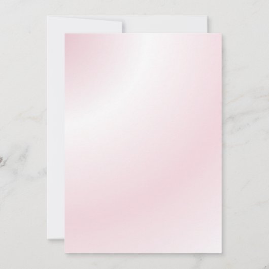 She’s Tying the Knot Arch Simple Bow Bridal Shower 招待状 (裏面)