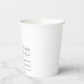 She’s Tying The Knot Black Bow Bridal Shower 紙コップ (左)