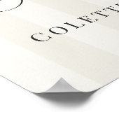 She Said Oui Paris Bridal Shower Welcome Sign ポスター (角)