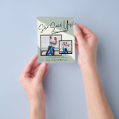 She SaidYes – フォト婚約パーティ招待状 チラシ (手)