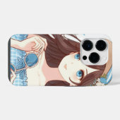 She Smiles in Summer iPhoneケース (裏面横)