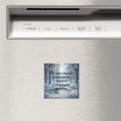 She Stopped Apologizing - Affirmation Quotes マグネット (インサイチュ (食洗機))