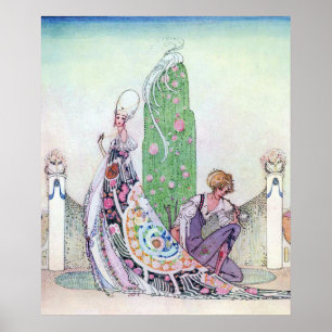 She Stopped by Kay Nielsen ポスター