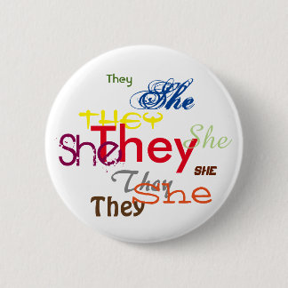 She/They オールオーバー 缶バッジ