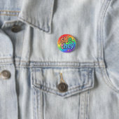 She/They 代名詞 包括的 LGBTQ+ プライド アクセサリー 缶バッジ (インサイチュ)