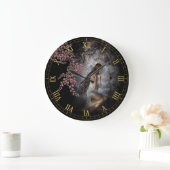 She Waits - Angel Vignette Wall Clock ラージ壁時計 (ホーム)