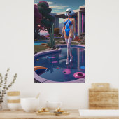 She Walks on Water (and Hearts) ポスター (キッチン)