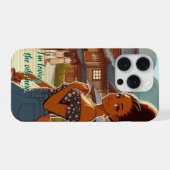 She Walks Through the Sunset iPhoneケース (裏面横)