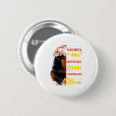 She Whispered Back I Am The Storm Black History Mo 缶バッジ (正面&裏面)