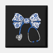 She Works With Willing Hands Proverbs 31 13 Christ マグネット (正面)