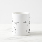 Sheaペプチド名mug コーヒーマグカップ (中央)