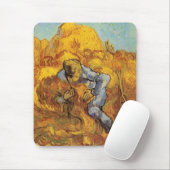 Sheaf Binder （Milletの後） by Vincent van ゴッホ マウスパッド (マウス)