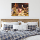 Shear the Rams, 1890 by Tom Roberts キャンバスプリント (インサイチュ (寝室))