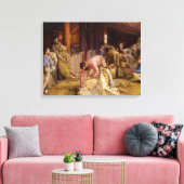 Shear the Rams, 1890 by Tom Roberts キャンバスプリント (インサイチュ (リビング))