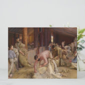 Shear the Rams (Australian Art) (Tom Roberts) カード (スタンド正面)