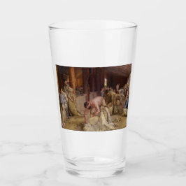 Shear the Rams (Australian Art) (Tom Roberts) タンブラーグラス