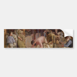 Shear the Rams (Australian Art) (Tom Roberts) バンパーステッカー