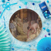 Shear the Rams (Australian Art) (Tom Roberts) ペーパープレート (パーティー)