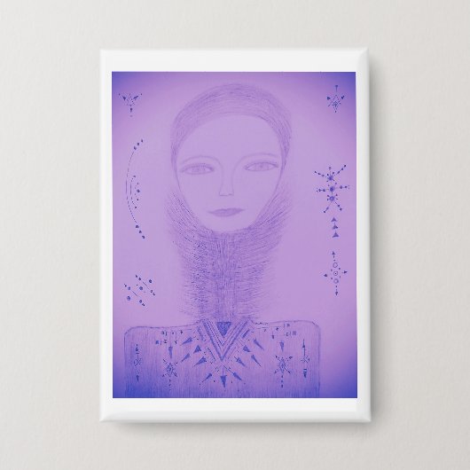 Sheba Galactic Being 缶バッジ (正面)