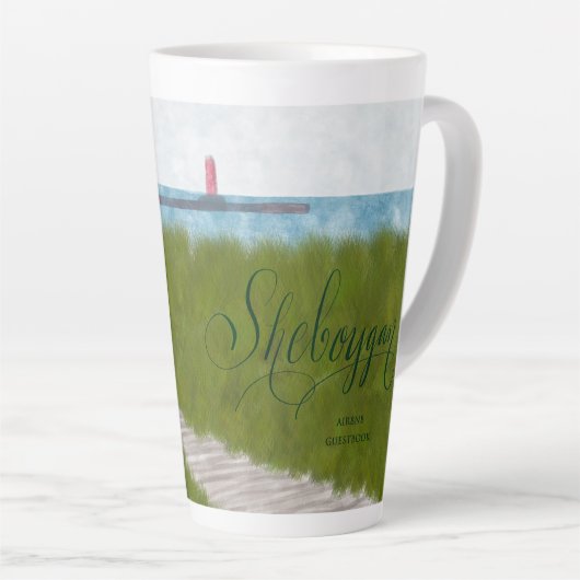 Sheboygan, Wisconsin (matching journal available) カフェラテマグ (右アングル)