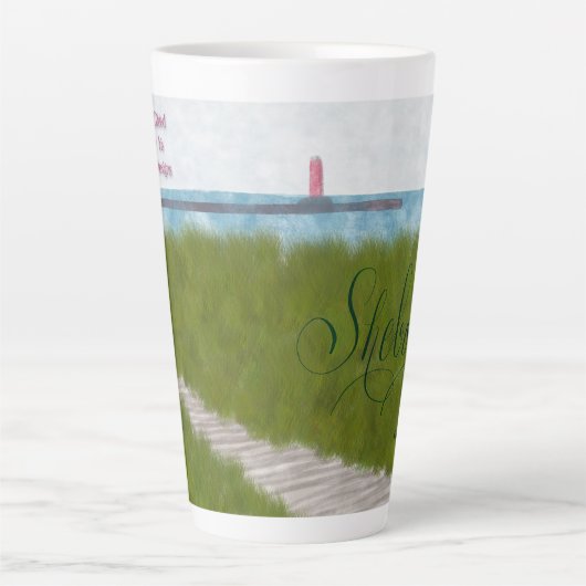 Sheboygan, Wisconsin (matching journal available) カフェラテマグ (正面)