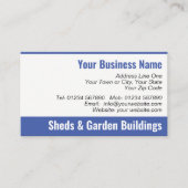 Sheds & Garden建物QRコード名刺 名刺 (正面)
