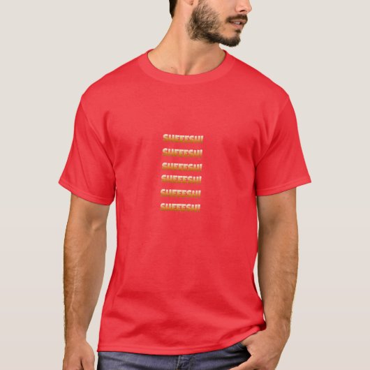 SHEEESH おもしろミームTシャツ Tシャツ (正面)