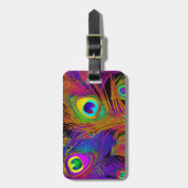 Sheenaは孔雀のロッカーです ラゲッジタグ (正面縦)