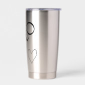 SheEO Business Style Thermal Tumbler 保温保冷タンブラー (左面)