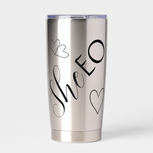 SheEO Business Style Thermal Tumbler 保温保冷タンブラー (正面)