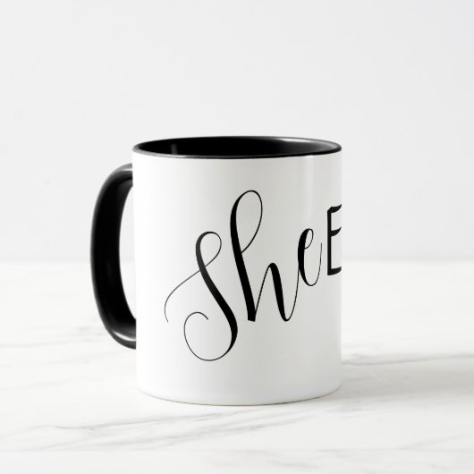 SheEO Professional Ceramic Mug マグカップ (正面左)