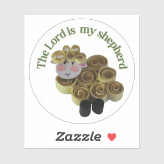Sheep christian message シール