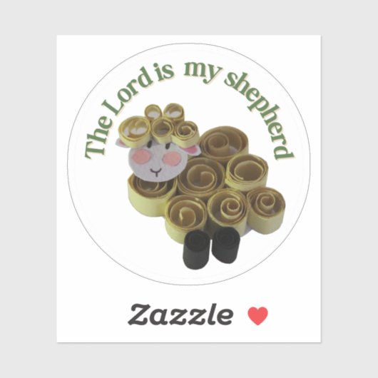 Sheep christian message シール (シート)