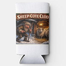 Sheep Cote Clod Icelandic Yule Lad Postcard スリム缶クーラー