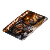 Sheep Cote Clod Icelandic Yule Lad Postcard マグネット (左側)