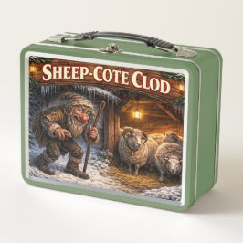 Sheep Cote Clod Icelandic Yule Lad Postcard メタルランチボックス