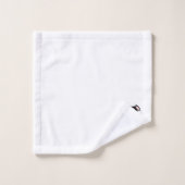 Sheep Design Monogrammed バスタオルセット (ウォッシュタオル)