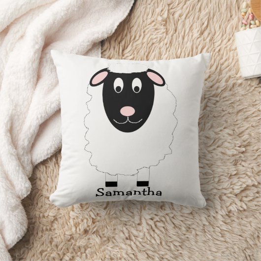 Sheep Design Personalised クッション (ブランケット)