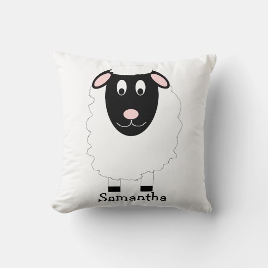 Sheep Design Personalised クッション (正面)