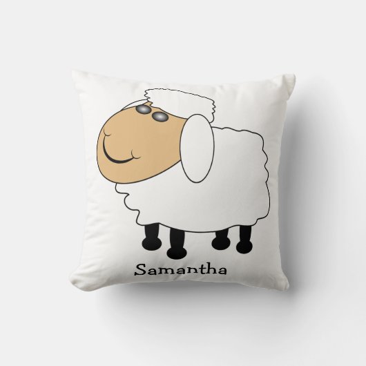 Sheep Design Personalised クッション (正面)