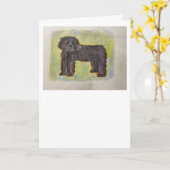 Sheep Dog Greeting Card カード (黄色い花)
