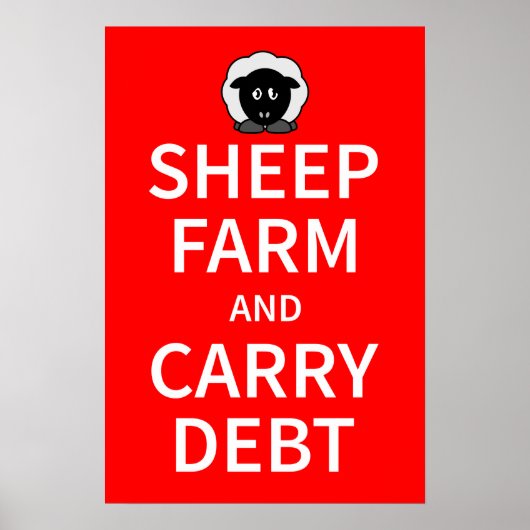 Sheep farm and carry debt ポスター (正面)