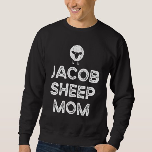 Sheep Farmer Dad Father - Breeder Jacob Sheep_2 スウェットシャツ (正面)