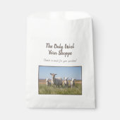 Sheep in Field写真テンプレートお客様ありがとうございます フェイバーバッグ (正面)