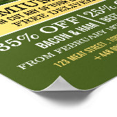 Sheep in Field,農家&ブッチャー広告ズ ポスター (角)