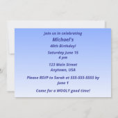 Sheep Party Invite – Oh Sheep It’s a Flock Party 招待状 (裏面)