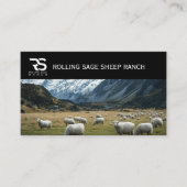 Sheep Ranching – Livestock, Wool Production 名刺 (正面)
